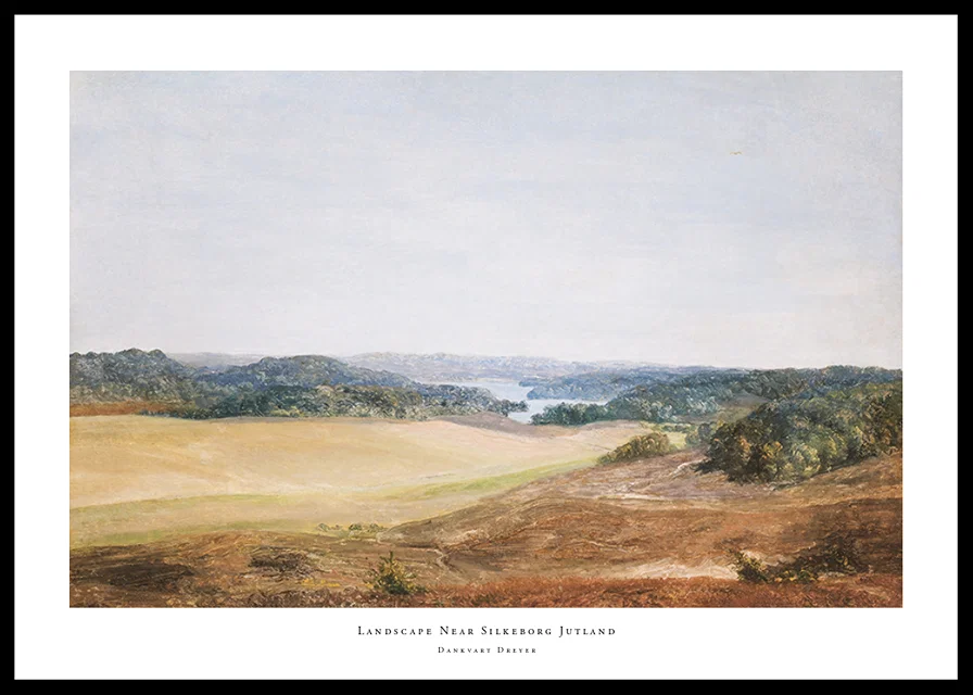 Landscape Near Silkeborg Jutland By Dankvart Dreyer-12