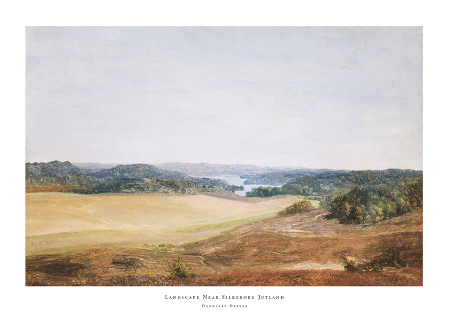 Landscape Near Silkeborg Jutland By Dankvart Dreyer-12