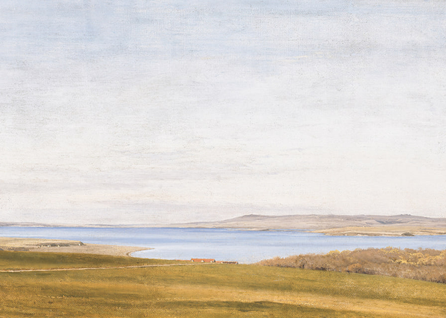 Fjord Landscape With Farmhouse By P. C. Skovgaard-12