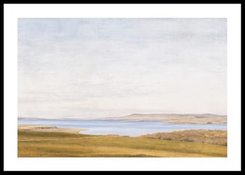 Poster Fjord Landscape With Farmhouse By P. C. Skovgaard