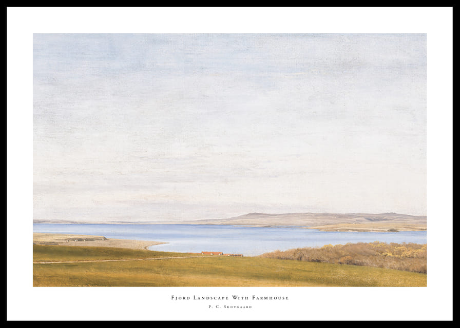 Fjord Landscape With Farmhouse By P. C. Skovgaard-12