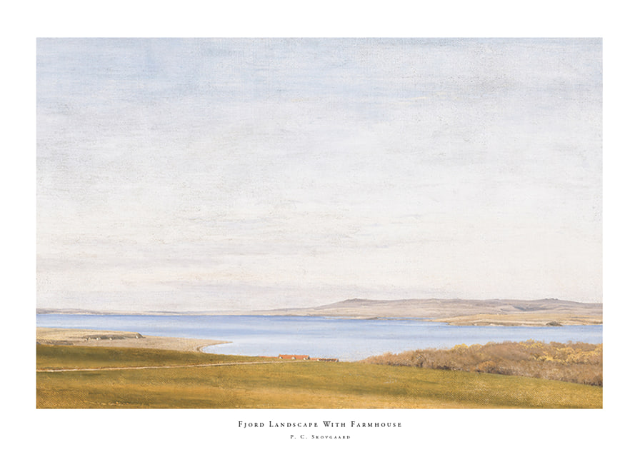 Fjord Landscape With Farmhouse By P. C. Skovgaard-12