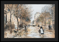 Street In Asnières By Jean-Franҫois Raffaëlli-6