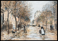 Street In Asnières By Jean-Franҫois Raffaëlli-8