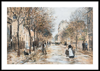 Street In Asnières By Jean-Franҫois Raffaëlli-2
