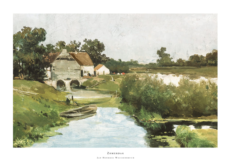 Zomerdag By Jan Hendrik Weissenbruch-12