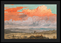 Drawing Clouds Hudson Valley New York July 1866 By Frederic Edwin Church-6