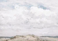 Duintop Met Op De Achtergrond De Zee By Jan Willem Van Borselen-9