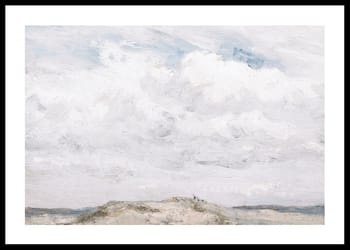 Juliste Duintop Met Op De Achtergrond De Zee By Jan Willem Van Borselen