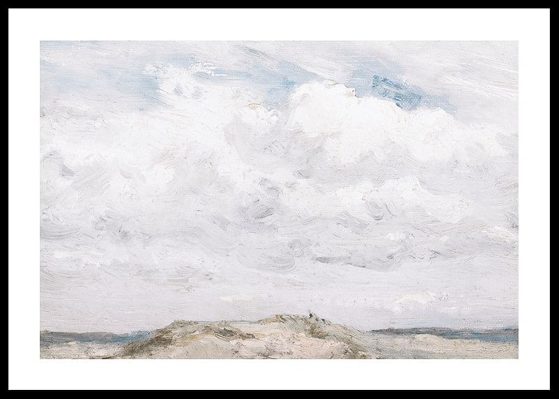 Duintop Met Op De Achtergrond De Zee By Jan Willem Van Borselen-12