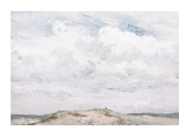 Duintop Met Op De Achtergrond De Zee By Jan Willem Van Borselen-12