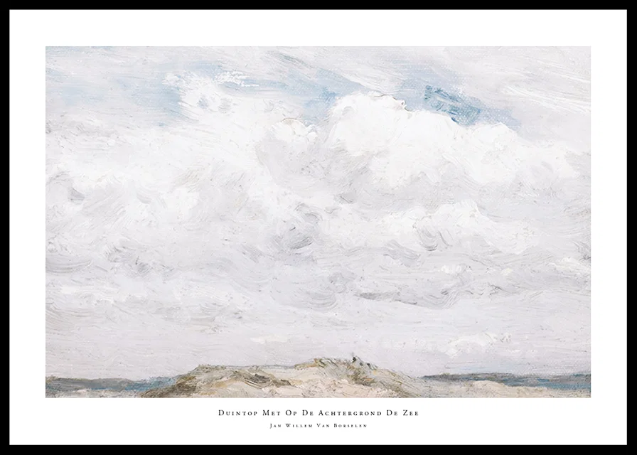 Duintop Met Op De Achtergrond De Zee By Jan Willem Van Borselen-12