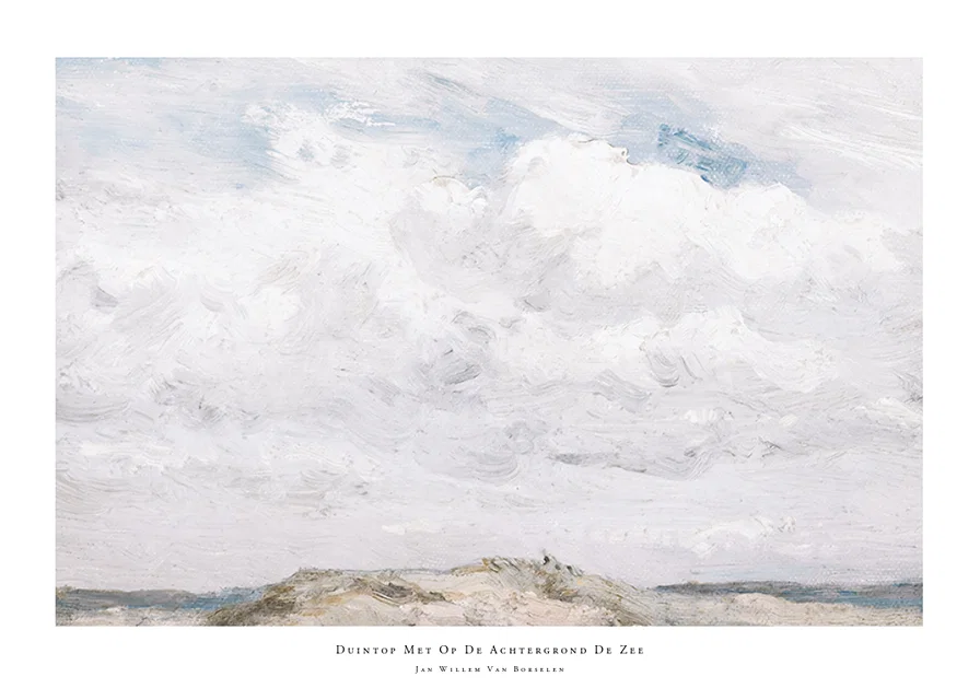 Duintop Met Op De Achtergrond De Zee By Jan Willem Van Borselen-12