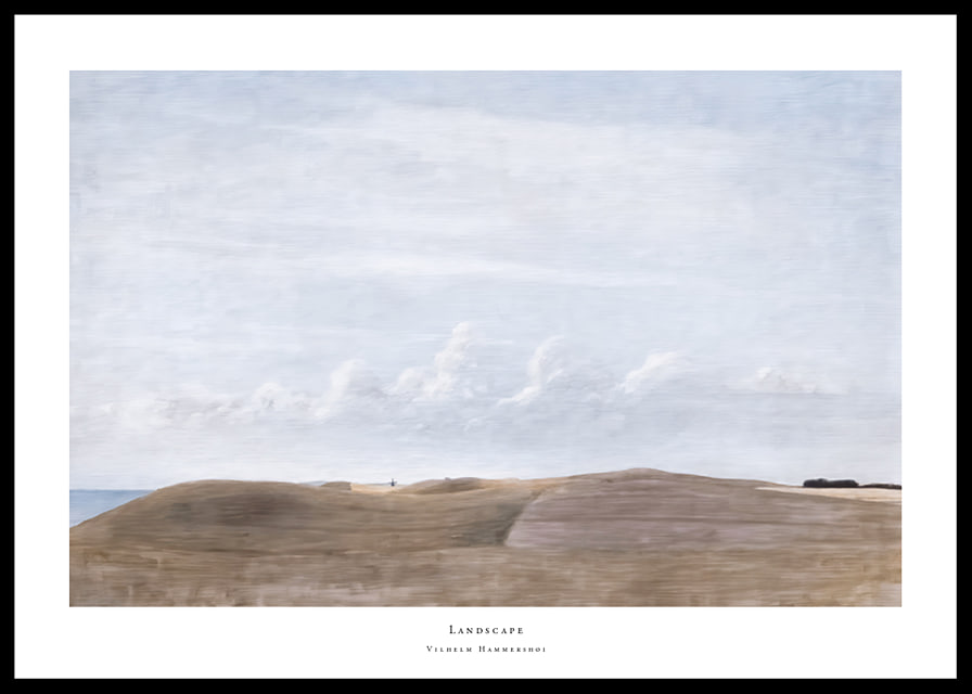 Landscape By Vilhelm Hammershøi-12