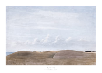 Plakat Landscape By Vilhelm Hammershøi