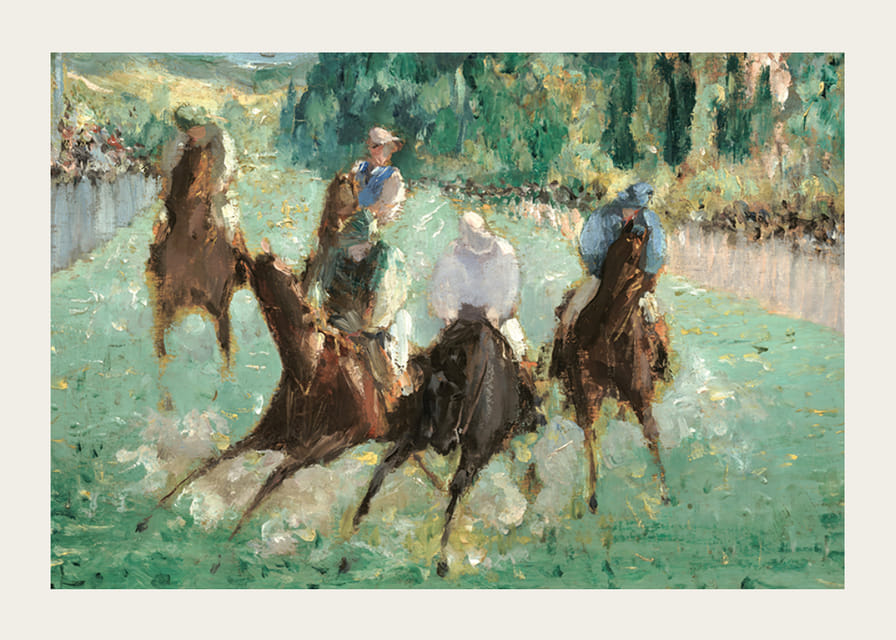 At The Races By Édouard Manet-12