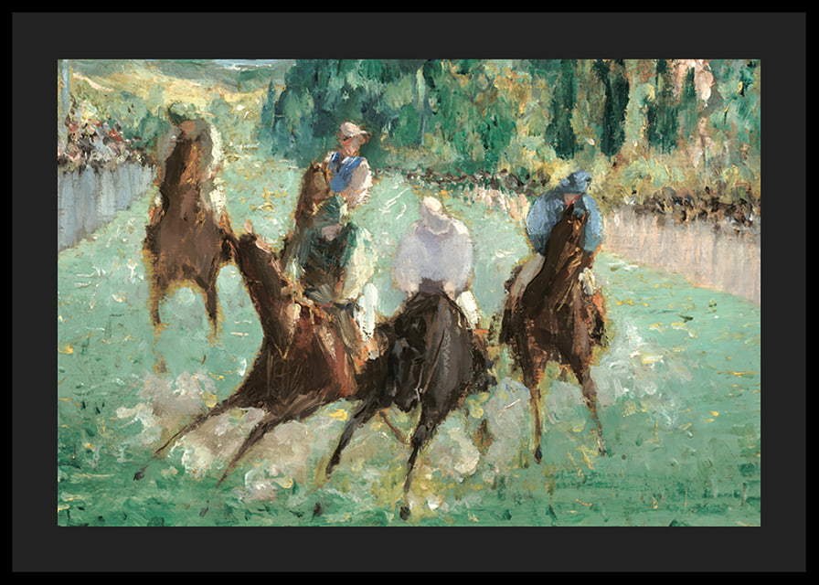 At The Races By Édouard Manet-12