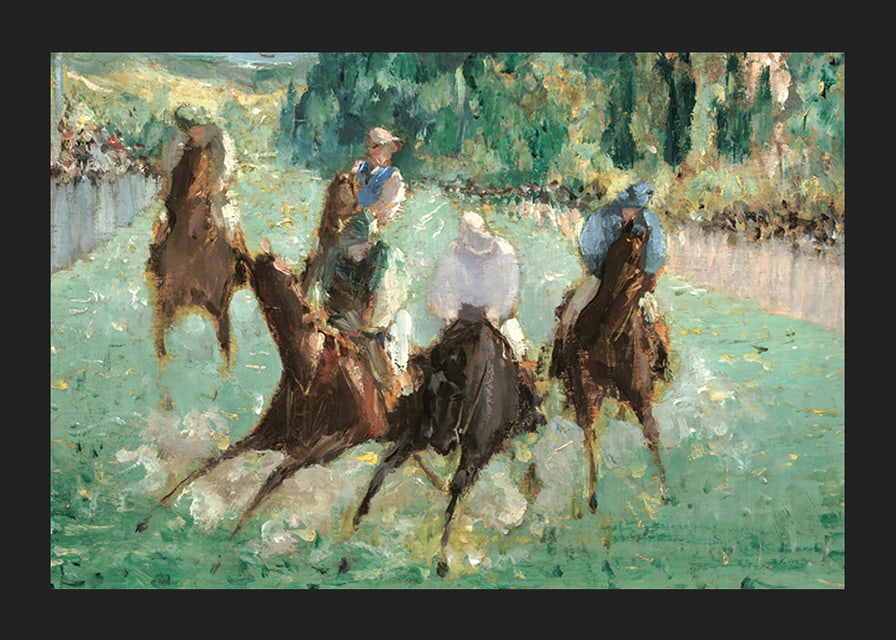 At The Races By Édouard Manet-12