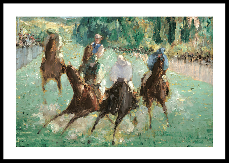At The Races By Édouard Manet-12