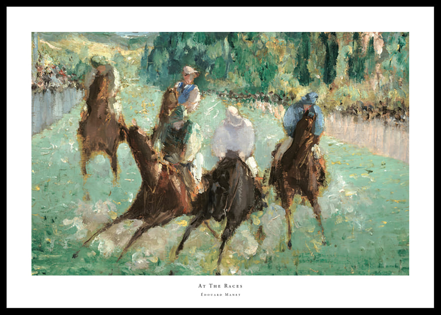 At The Races By Édouard Manet-12