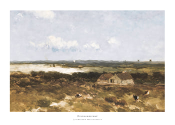 Affiche Duinlandschap By Jan Hendrik Weissenbruch