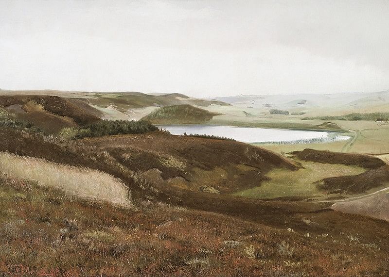 Landskab Fra Bryrupegnen By Laurits Andersen Ring-12