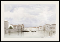 Kanal In Venedig By Carl Theodor Reiffenstein-4