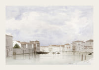 Kanal In Venedig By Carl Theodor Reiffenstein-5