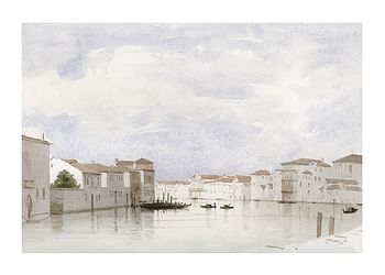 Poster Kanal In Venedig By Carl Theodor Reiffenstein