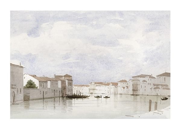 Plagát Kanal In Venedig By Carl Theodor Reiffenstein