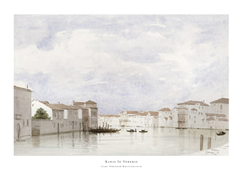 Poster Kanal In Venedig By Carl Theodor Reiffenstein