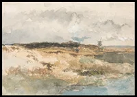 Gezicht Op Het Dekkersduin Bij Den Haag By Johan Hendrik Weissenbruch-8