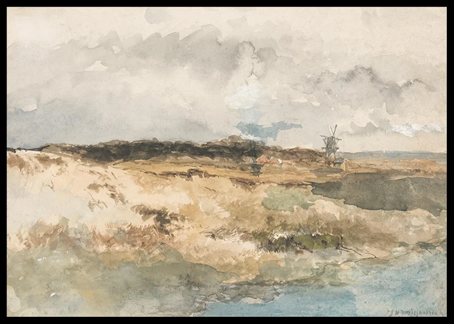 Gezicht Op Het Dekkersduin Bij Den Haag By Johan Hendrik Weissenbruch-12