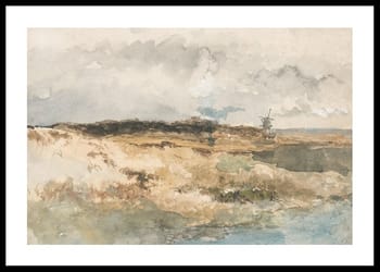 Poster Gezicht Op Het Dekkersduin Bij Den Haag By Johan Hendrik Weissenbruch