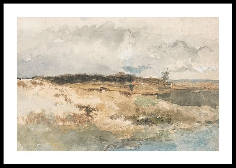 Gezicht Op Het Dekkersduin Bij Den Haag By Johan Hendrik Weissenbruch-12