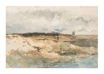 Poster Gezicht Op Het Dekkersduin Bij Den Haag By Johan Hendrik Weissenbruch