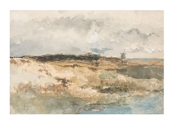 Plagát Gezicht Op Het Dekkersduin Bij Den Haag By Johan Hendrik Weissenbruch