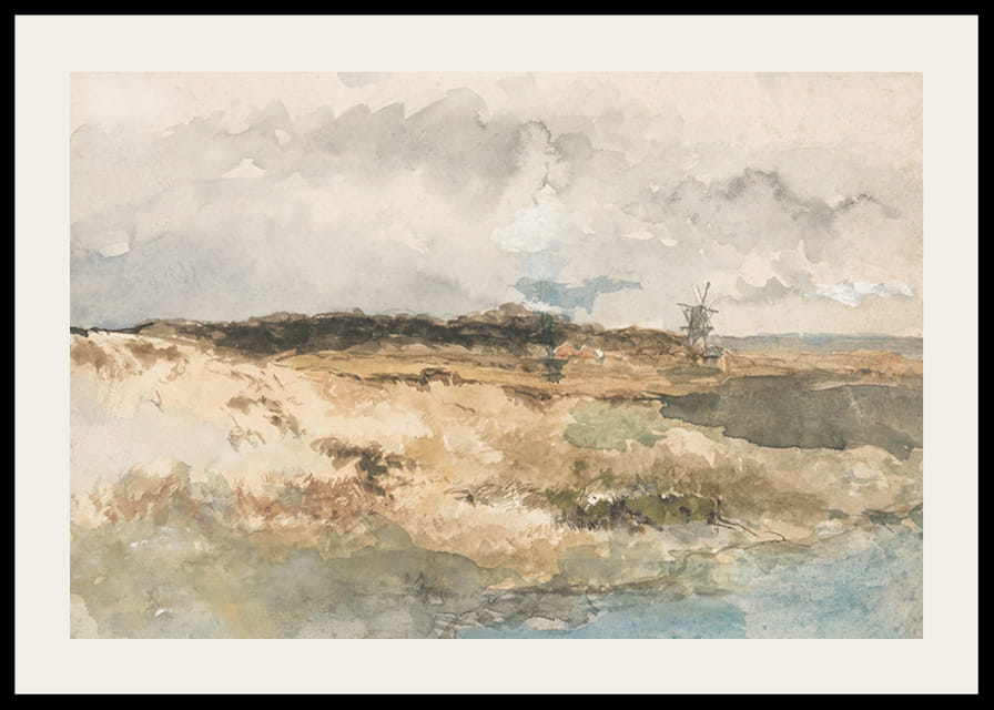 Gezicht Op Het Dekkersduin Bij Den Haag By Johan Hendrik Weissenbruch-12