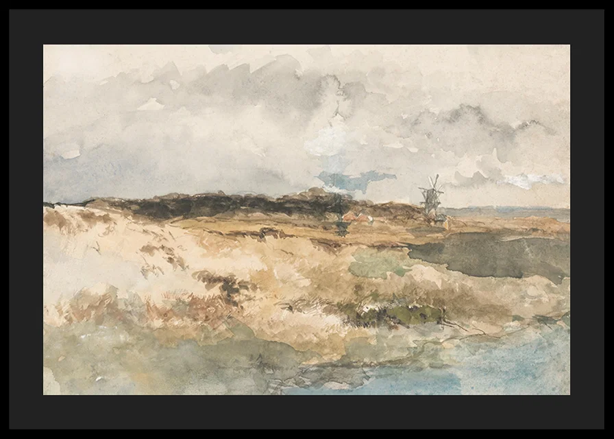 Gezicht Op Het Dekkersduin Bij Den Haag By Johan Hendrik Weissenbruch-12