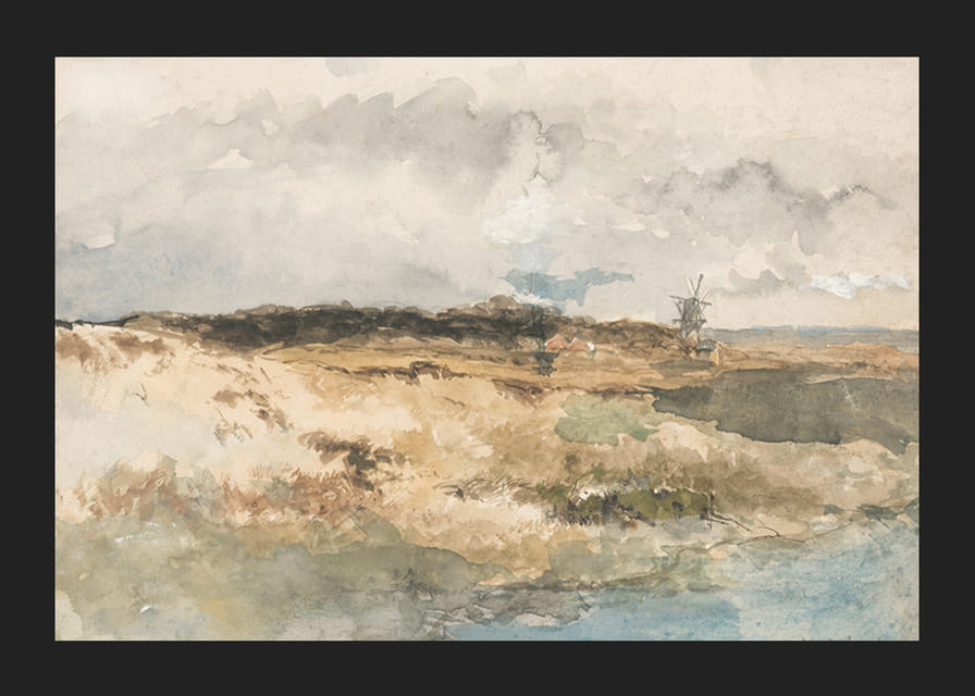 Gezicht Op Het Dekkersduin Bij Den Haag By Johan Hendrik Weissenbruch-12