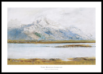 Póster Tatra Mountain Landscape By Ladislav Mednyánszky