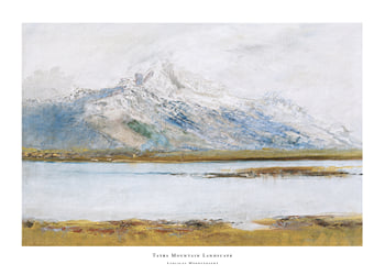Poster Tatra Mountain Landscape By Ladislav Mednyánszky