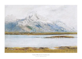 Poster Tatra Mountain Landscape By Ladislav Mednyánszky