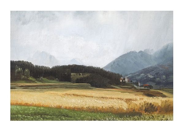 Plagát Regenstimmung Über Igls By Anton Hlávacek
