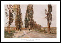 Boulevard Of Poplars Near Plankenberg By Emil Jakob Schindler-0