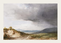 Hilly Landscape With Cloudy Skies By Károly Markó-5