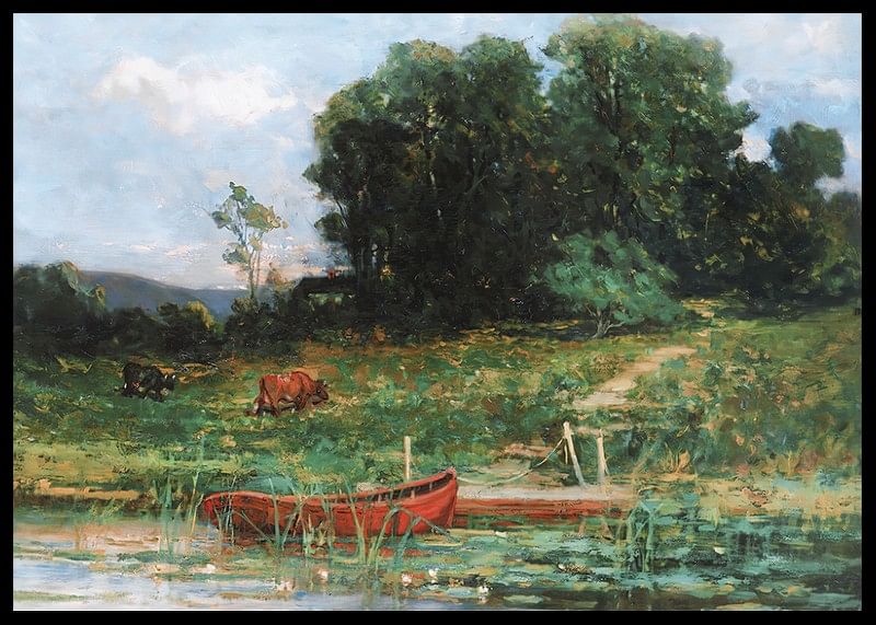 The Farm Landing By Edward Mitchell Bannister-12