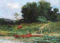 The Farm Landing By Edward Mitchell Bannister-9