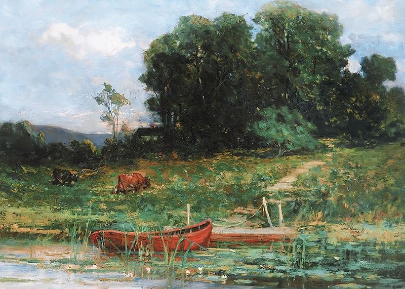 The Farm Landing By Edward Mitchell Bannister-12