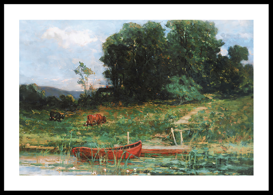 The Farm Landing By Edward Mitchell Bannister-12